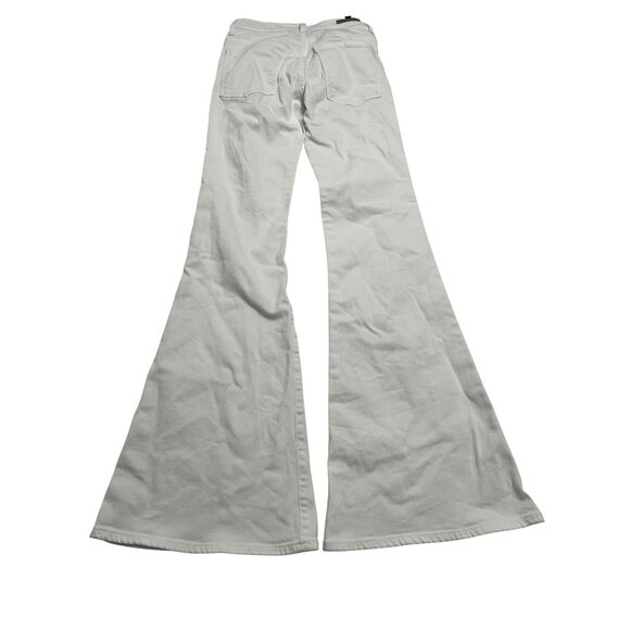 Citizens of Humanity Chloe Mid Rise Super Flare Jeans in White - Picture 3 of 4